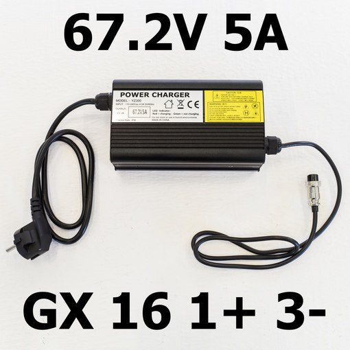 Зарядное устройство YZPOWER 67.2V 5A  (60v)