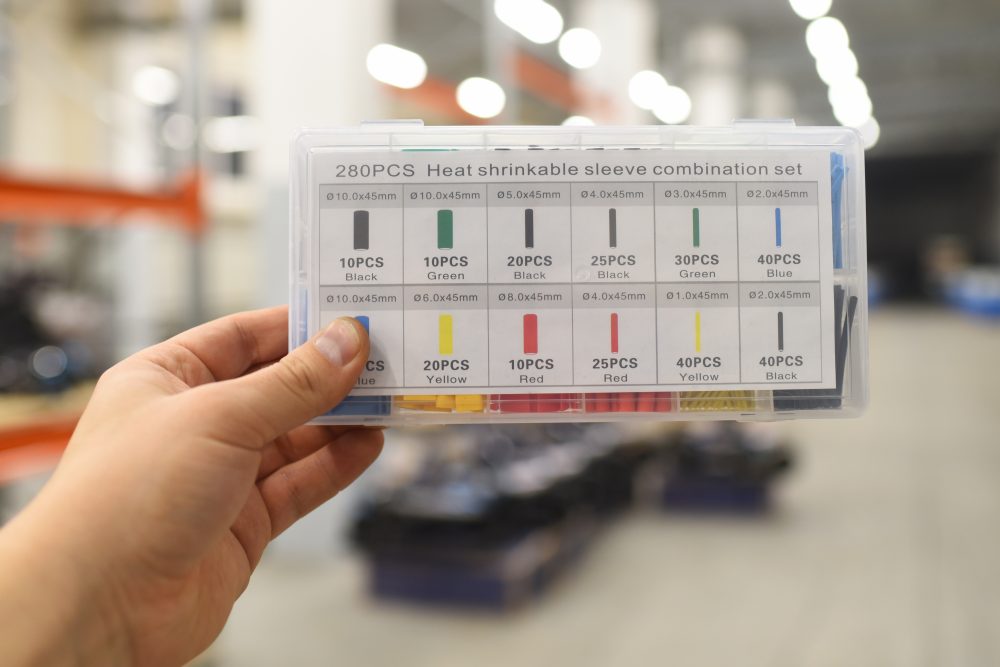 Набор термоусадочных трубок 280шт, длина 45мм, диаметр от 1мм до 10мм
