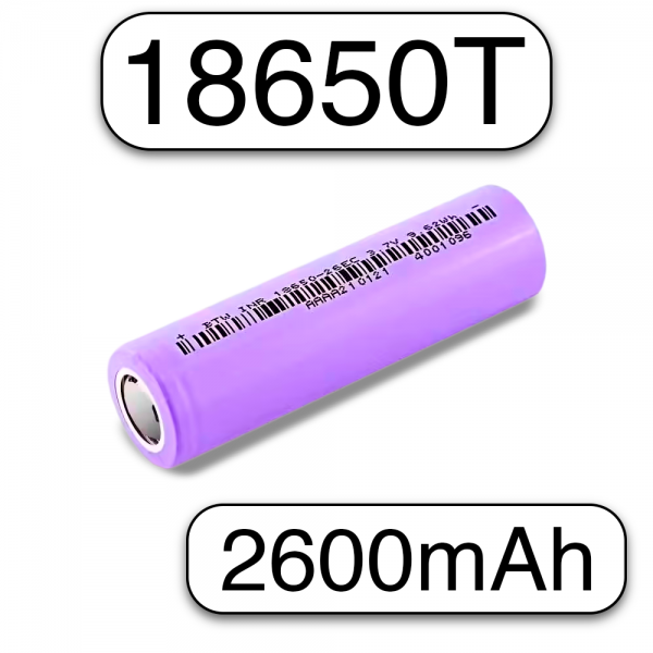 Элемент 18650 2600mah 3.7V 5C  16-17 mOm