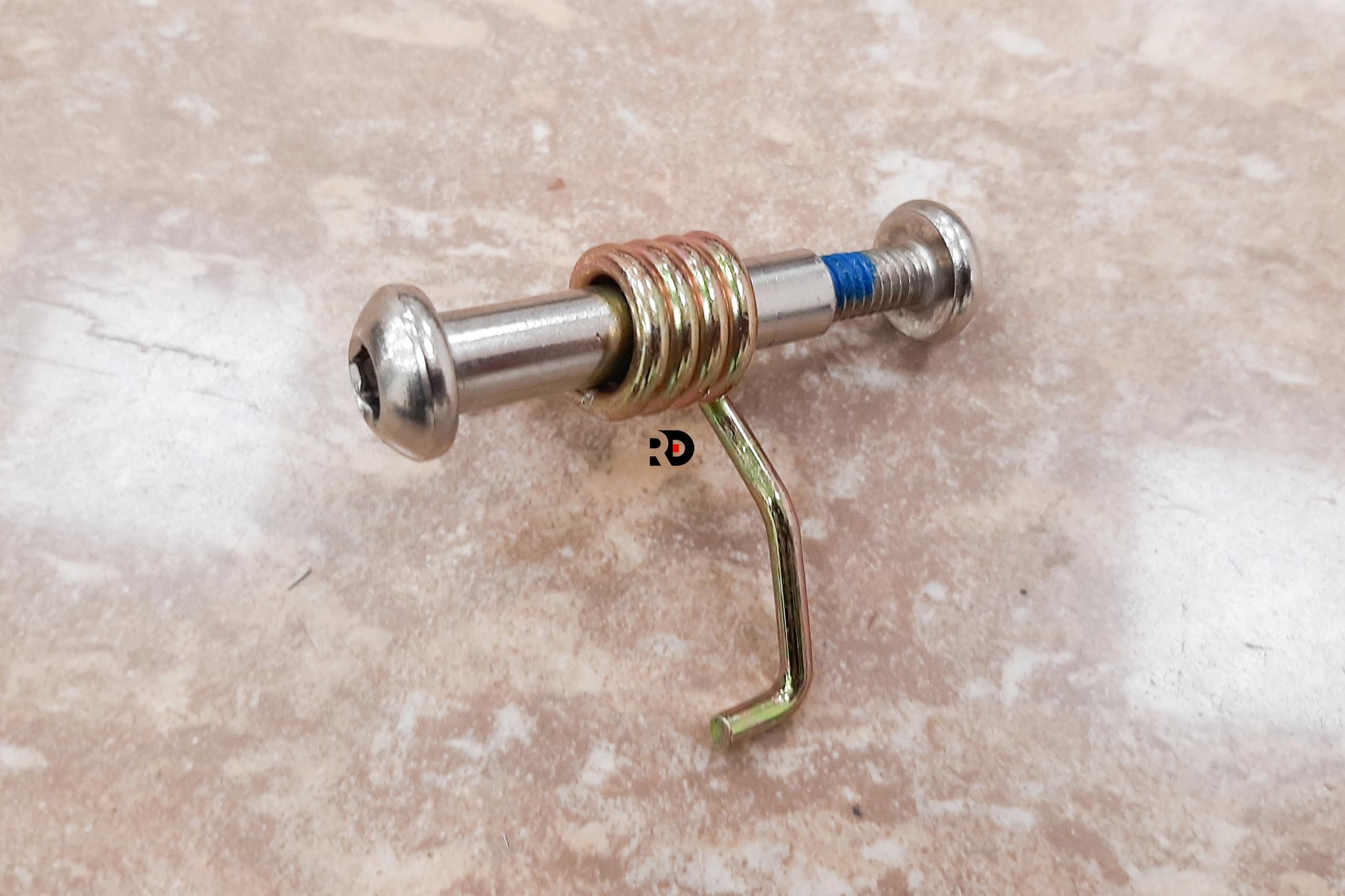 Пружина с осью для крыла электросамоката Kugoo S3 (Куго с3) Пружина с осью для крыла электросамоката Kugoo S3 (Куго с3)