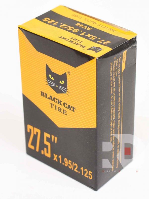 Велосипедная камера BlackCat 27.5*1.9/2.125 АВТО ниппель