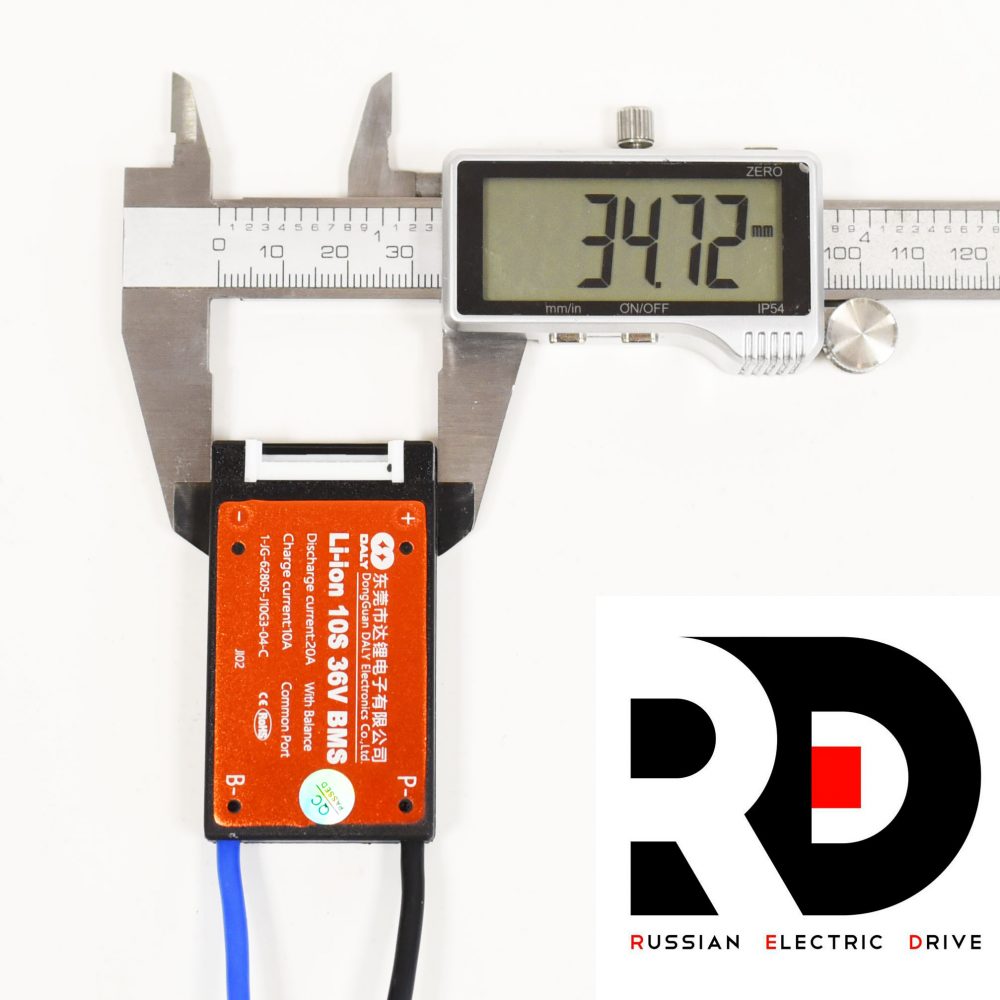 BMS Daly 10S 20A 61*35*10 мм симметричная с выравниванием