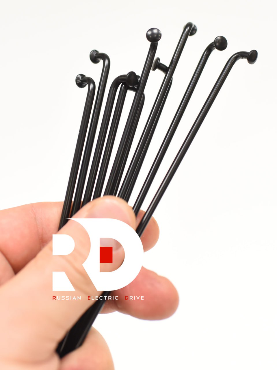 Велосипедные спицы 11G (2,9mm) 80 мм, черные Велосипедные спицы 11G (2,9mm) 80 мм, черные