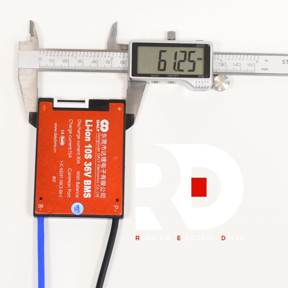 BMS Daly 10S 30A 82*62*12 мм симметричная с выравниванием