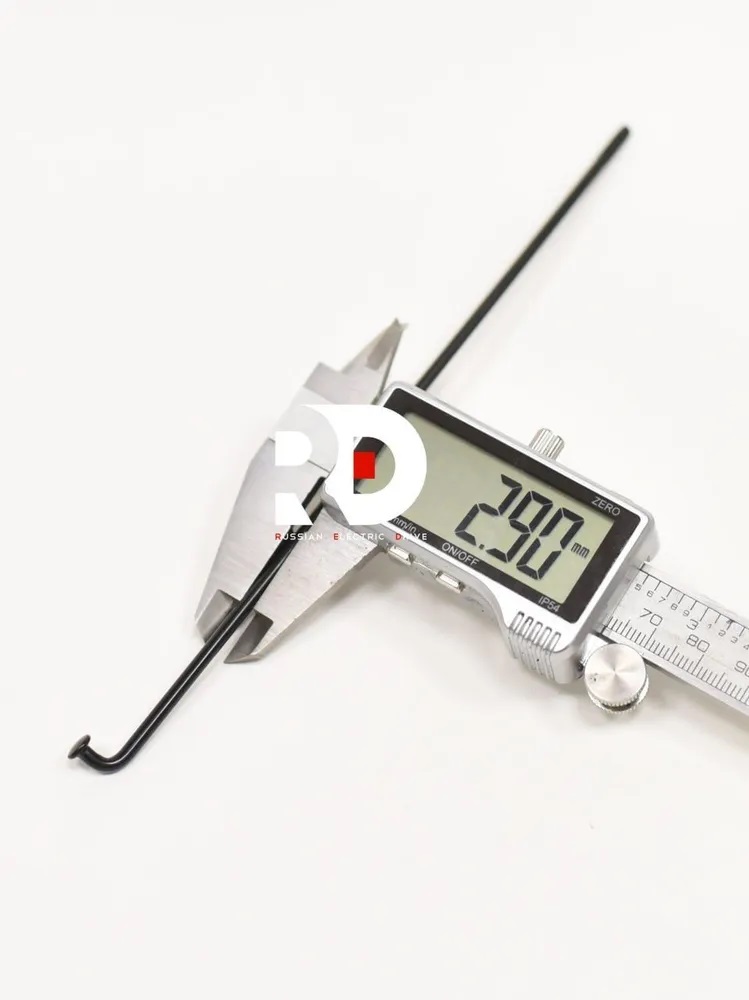 Велосипедные спицы 11G (2,9mm) 230 мм, черные Велосипедные спицы 11G (2,9mm) 230 мм, черные