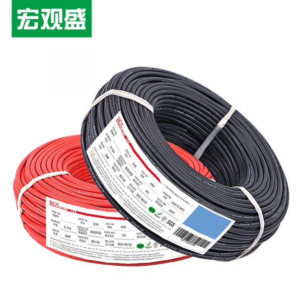 Силовой провод 6 AWG силиконовый красный