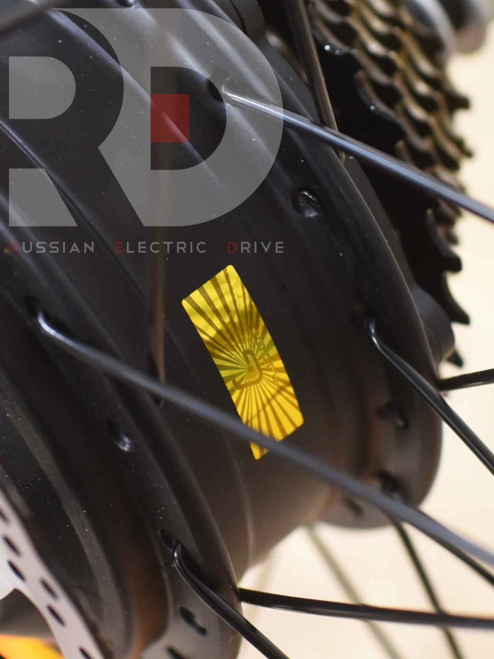 Мотор колесо 350w, обод оранжевый 27.5 заспицованный Kugoo V3 (Куго В3)