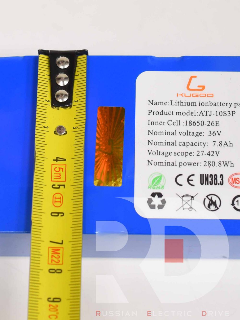 Аккумулятор 36v 7.8ah Kugoo L2 PRO (Куго Л2 Про)