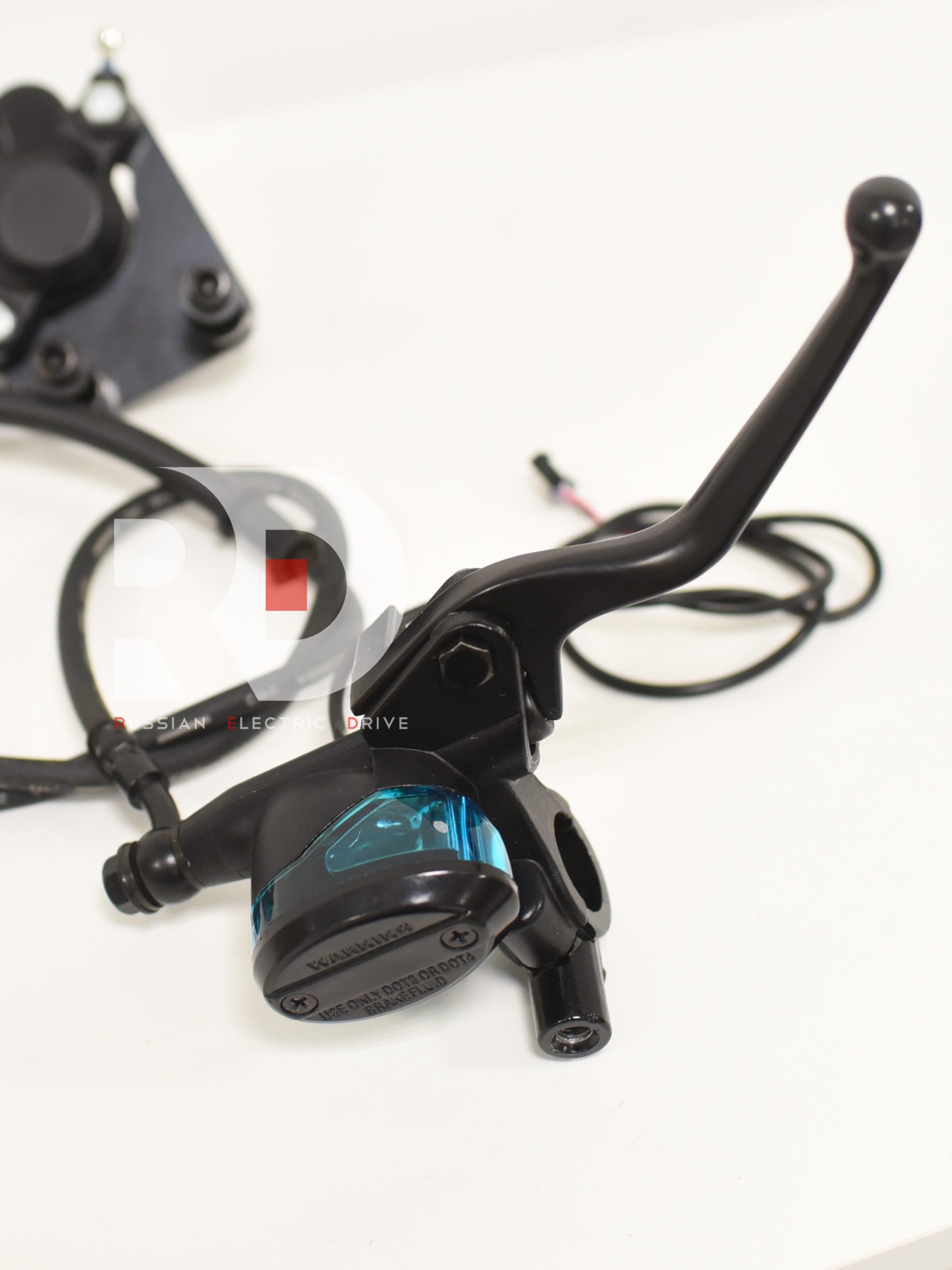 Передний тормоз в сборе Kugoo U5 (Куго Ю5) Передний тормоз в сборе Kugoo U5 (Куго Ю5)