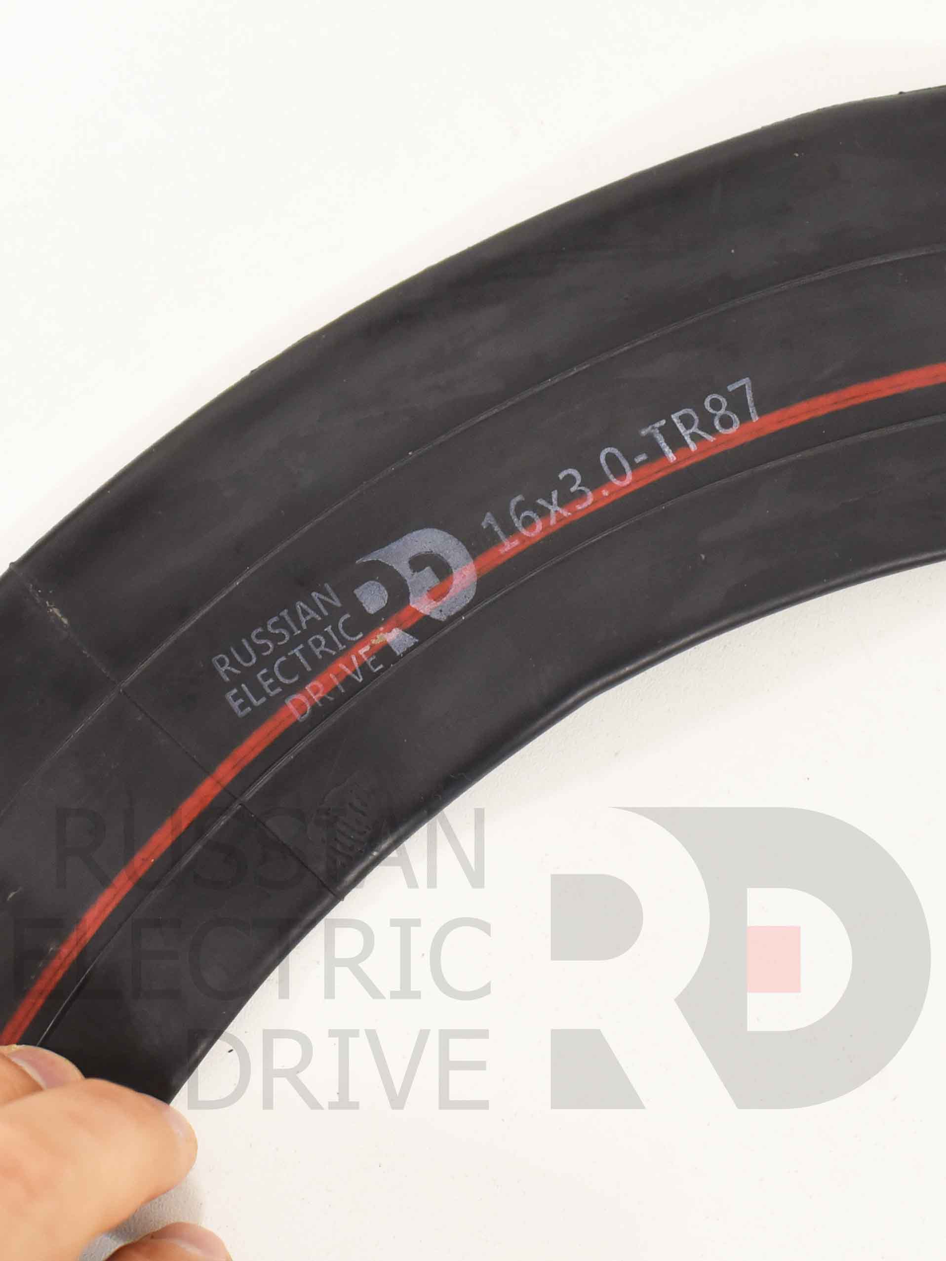 Камера 16x3.0 ниппель 90 градусов RED Камера 16x3.0 ниппель 90 градусов RED