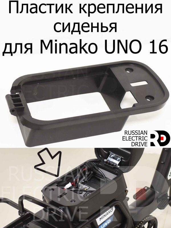 Пластик крепления сиденья для Minako UNO 16 (Минако Уно)
