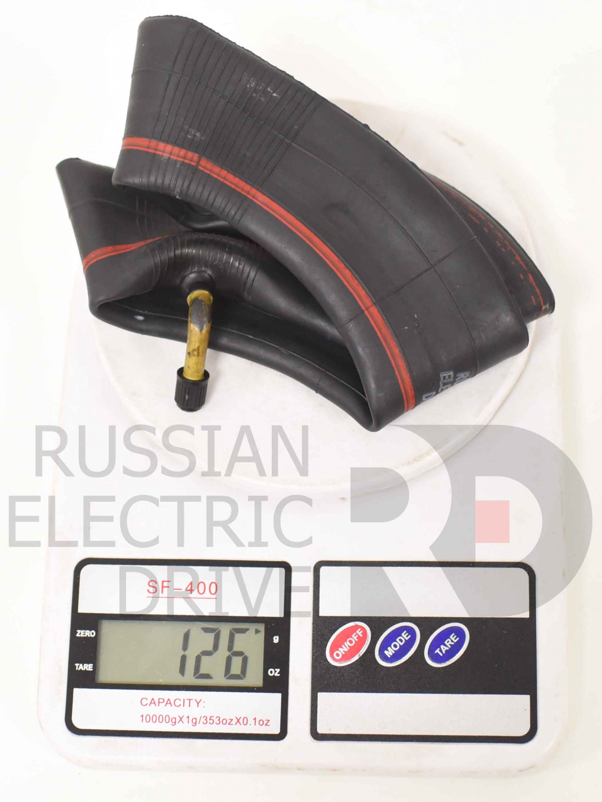 Камера 10x2.5 ниппель 90 градусов RED. Камера 10x2.5 ниппель 90 градусов RED.